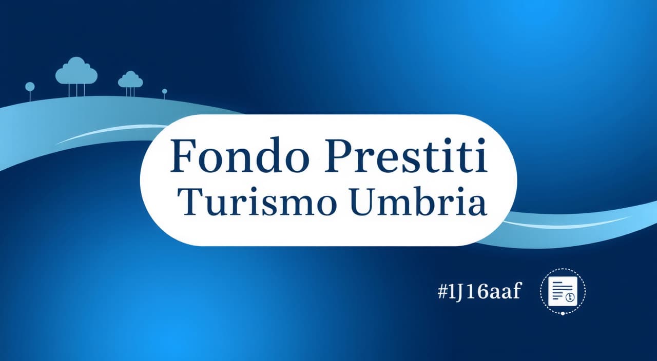 Bando turismo Umbria 2026: requisiti, spese ammissibili e scadenza per le imprese ricettive