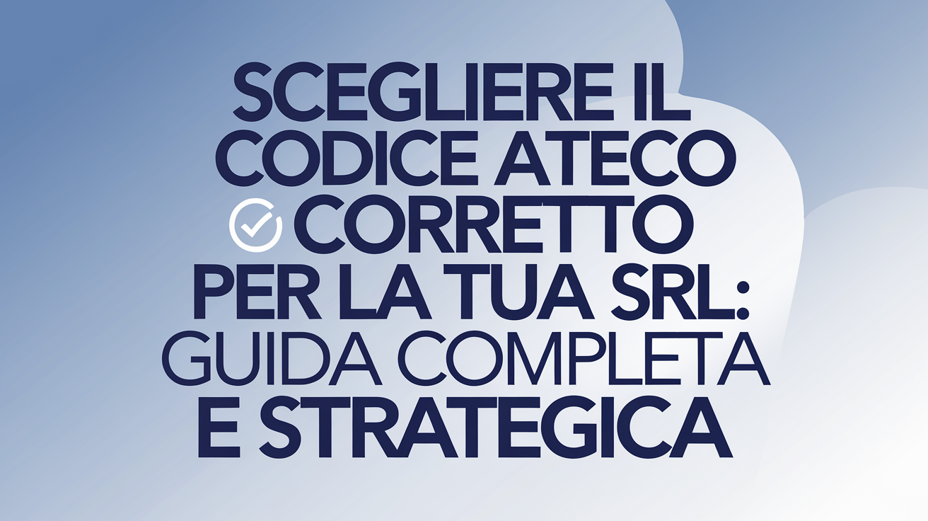 Codice Ateco SRL 2025: Guida Definitiva alla Scelta Giusta (con Esempi)